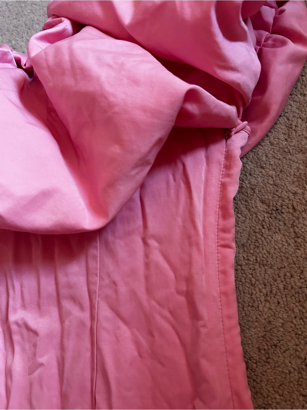 H&M Pink One-Shoulder Ruffle Mini Dress (Retail $50) - Picture 4 of 4
